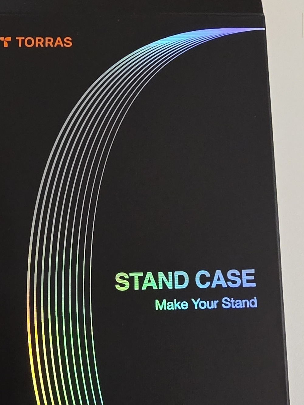 TORRAS Stand Case - Holographic Black Packaging
